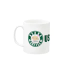 USABA COFFEEのうたばコーヒー店　オリジナルロゴ Mug :left side of the handle