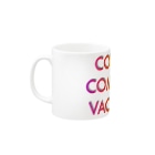 でおきしりぼ子のCOVID-19_ワクチン完全接種済み Mug :left side of the handle