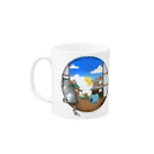 Happy Moon ArtのJapanis summer  Mug :left side of the handle