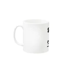 桐生リビングサービスのシンプルNo.6「生涯独身」シリーズ Mug :left side of the handle