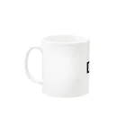 mincora.のニート UNEMPLOYED　- black ver. 02 - Mug :left side of the handle