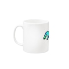 pluのカラフルスピノ❤️💛💚💙💜 Mug :left side of the handle