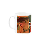 デザイナーズマグカップ ゲニウスストアの【GENius】 アートウォール  Mug :left side of the handle