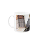 デザイナーズマグカップ ゲニウスストアの【GENius】 カエル  Mug :left side of the handle