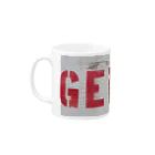 デザイナーズマグカップ ゲニウスストアの【GENius】アートウォール Mug :left side of the handle