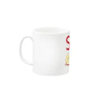 イラスト MONYAAT のML002 SMLTシャツのりんごすたぁ*輪切りのリンゴ Mug :left side of the handle