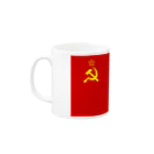 ☭C•ML印刷社｜赤毛龙印刷社☭の☭ソ連国旗☭ マグカップの取っ手の左面