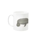 Coshi-Mild-Wildのジュゴン&マナティ　マグカップ　ですよっ‼️ Mug :left side of the handle