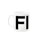 TOKYO LOGOSHOP 東京ロゴショップのFINE-ファイン- Mug :left side of the handle