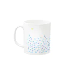 つめくさカップ店の積もる Mug :left side of the handle