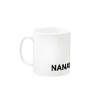 なないろつむぎ屋さんのなないろつむぎ Mug :left side of the handle