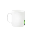 フィールジャムのフィールちゃんグリーン Mug :left side of the handle