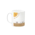 はまなかひろむの成長するうさぎ Mug :left side of the handle