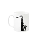 服部管楽器（非公式）のてなーさっくす２ Mug :left side of the handle