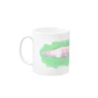 ばおばぶの夢見るぴらるくーさん Mug :left side of the handle