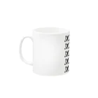 Rockbay67（ロックベイ）のシロクロ ラブ Mug :left side of the handle