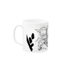 受付係みっちーの不意打ちあんこさん Mug :left side of the handle