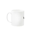 くるるのぴよらいふのシマエナガころころ Mug :left side of the handle