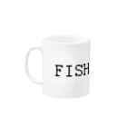 chaozuのFISH OR DIE Mug :left side of the handle