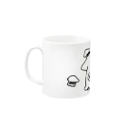 ‎いか壺のぶんれつするいか Mug :left side of the handle