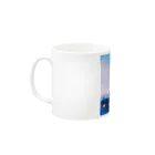 まにのの「今夜は大雪です」 Mug :left side of the handle