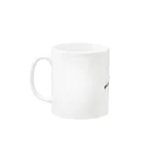 かえるの遊び場のmochamocha Mug :left side of the handle