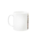 世界の絵画アートグッズのトーマス・ル・クリア 《肖像画のある室内》 Mug :left side of the handle