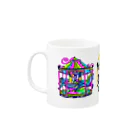 CRAZY-GIRLのメリーゴーランド Mug :left side of the handle