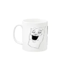 rakugayaのPAPER DAVID mug Mug :left side of the handle