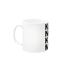 KAWAGOE GRAPHICSの織田四天王 Mug :left side of the handle