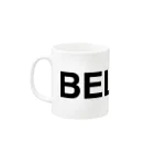 TOKYO LOGOSHOP 東京ロゴショップのBELIEVE-ビリーブ- Mug :left side of the handle