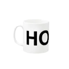 TOKYO LOGOSHOP 東京ロゴショップのHOBBY-ホビー- Mug :left side of the handle