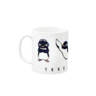 T.I.E STOREのマグカップ Mug :left side of the handle