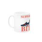 LOL CLOTHINGのSUPPORTING FEE BITCOIN Mug :left side of the handle