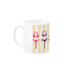 小山玲奈🐥(れーなんぼ)@10/29DVD発売のれーなんぼロゴストライプ Mug :left side of the handle