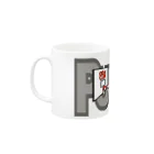 パグ PUG ぱぐ  OHMAI GALLERYのPUG-パグ-ぱぐ　おパグダンク グッズ Mug :left side of the handle