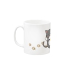 cana@ぶたさんと韓国語の猫さんず Mug :left side of the handle