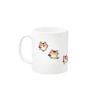 のち＠LINEスタンプ販売中のハムスター Mug :left side of the handle