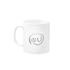 ふわふわの犬のふわふわの犬 Mug :left side of the handle