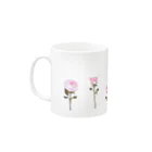 eri@gizelleheartのねこと薔薇 Mug :left side of the handle