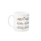 BowWoof Shopのホットが飲めるシェルティ無防備 Mug :left side of the handle