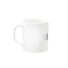 孳々の蛾 Mug :left side of the handle