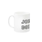 Jomon Doban’sのビッグロゴ　Jomon Doban's マグカップの取っ手の左面