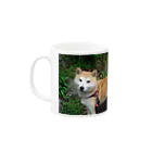 shibainuひめこの柴犬　ひめ マグカップの取っ手の左面