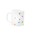 Draw freelyの飴降り Mug :left side of the handle