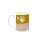 Re:の「机（ノート）」マグカップ Mug :left side of the handle