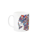 F.W.W.のcolor-code mug by F.W.W. Mug :left side of the handle