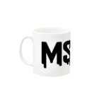 MUSUTCH（むすっち） SHOPのMSTCH黒ロゴマグカップ マグカップの取っ手の左面