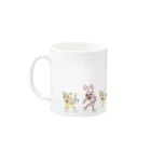 ロードスター専門店のねこうさぎ Mug :left side of the handle