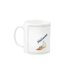 AtelierOne-SUZURIshopのヘルメスのマグカップ Mug :left side of the handle